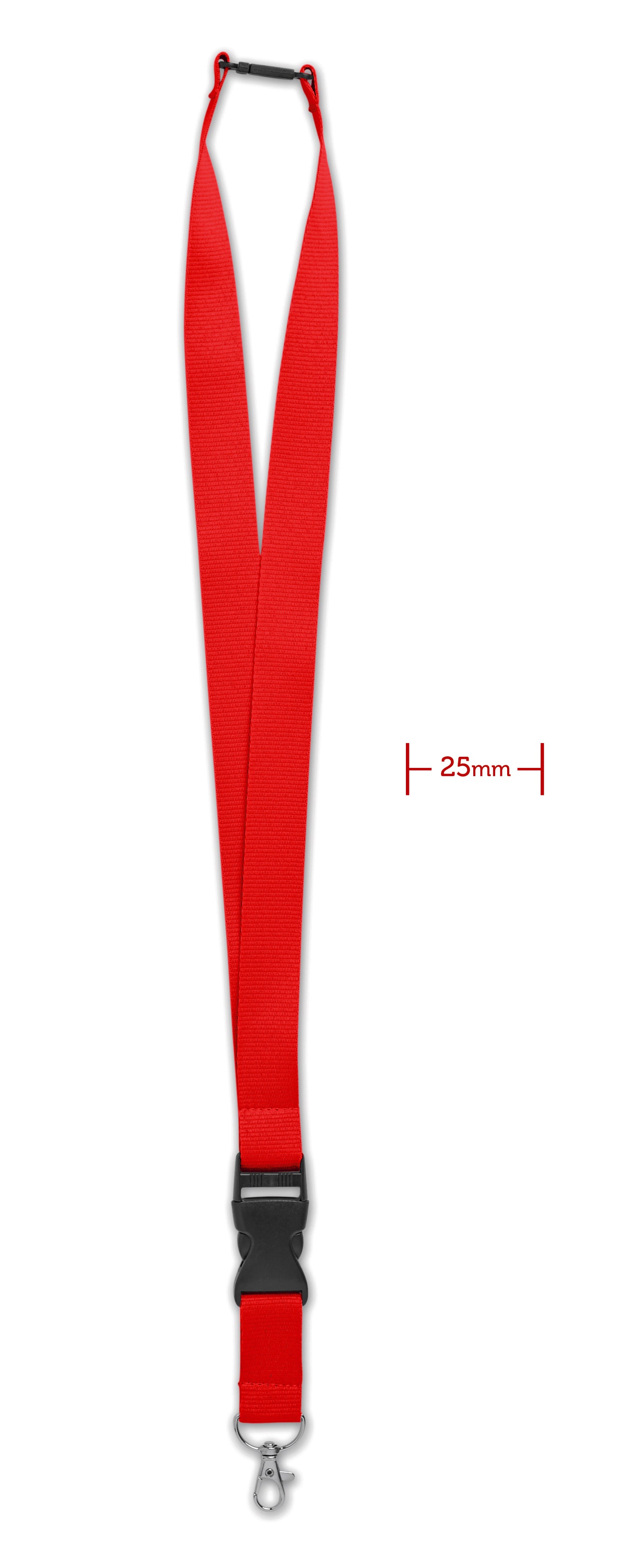 Lanyard 25Mm Gancho De Metal