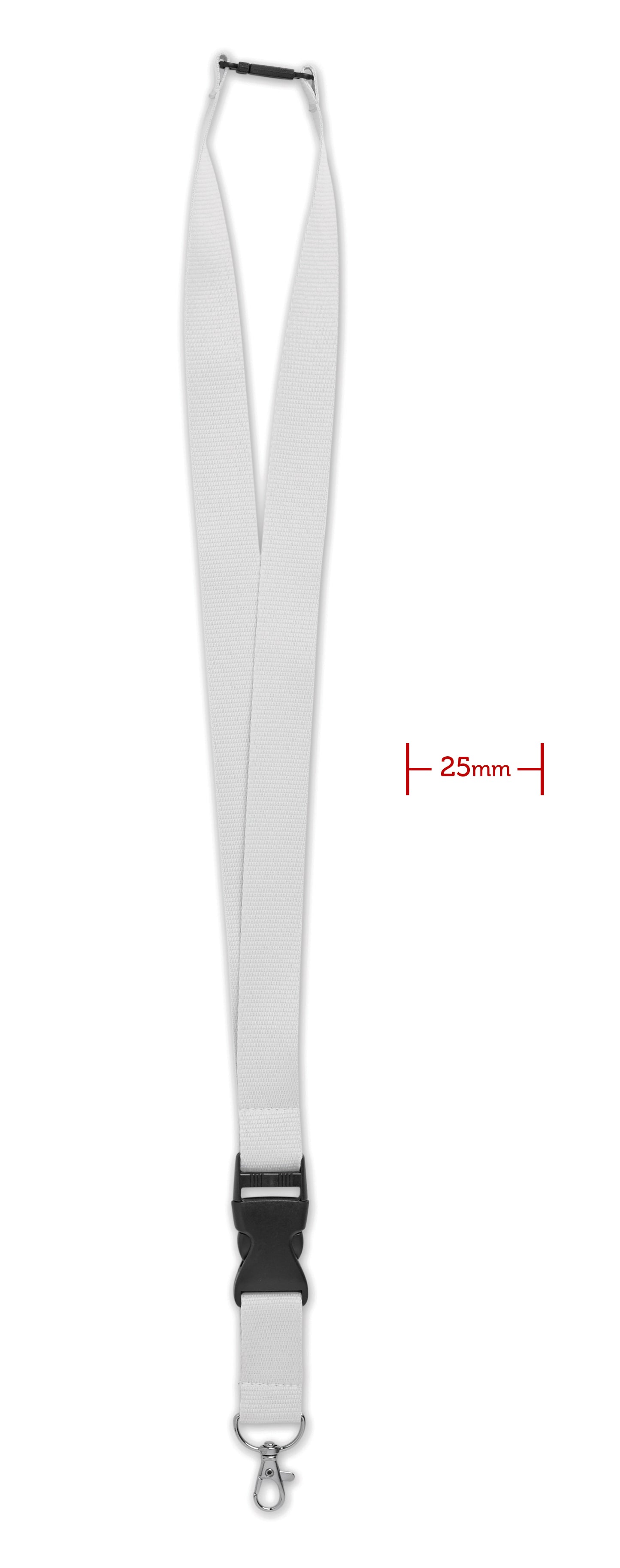 Lanyard 25Mm Gancho De Metal
