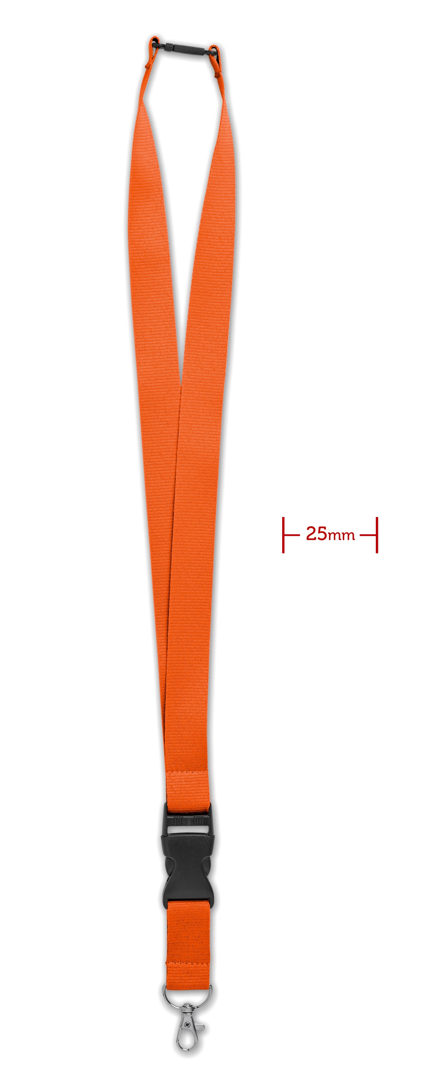 Lanyard 25Mm Gancho De Metal