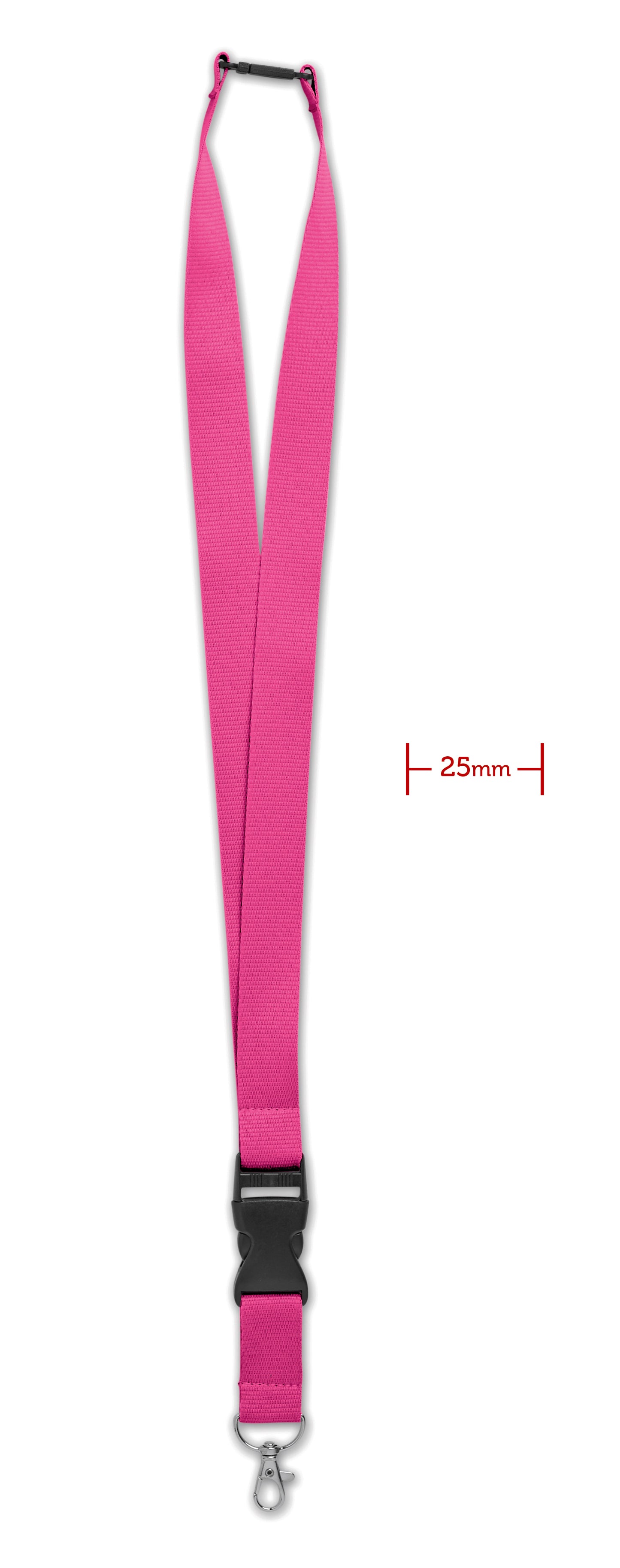 Lanyard 25Mm Gancho De Metal