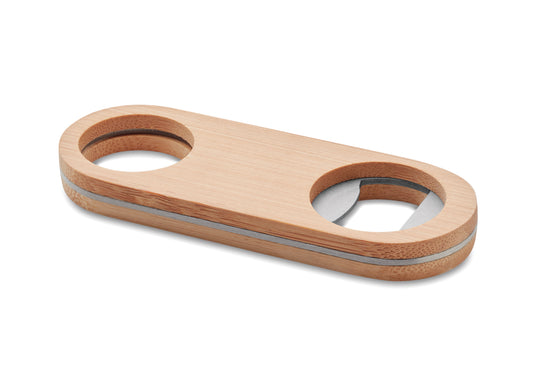 Abridor Oval De Garrafas Bambu